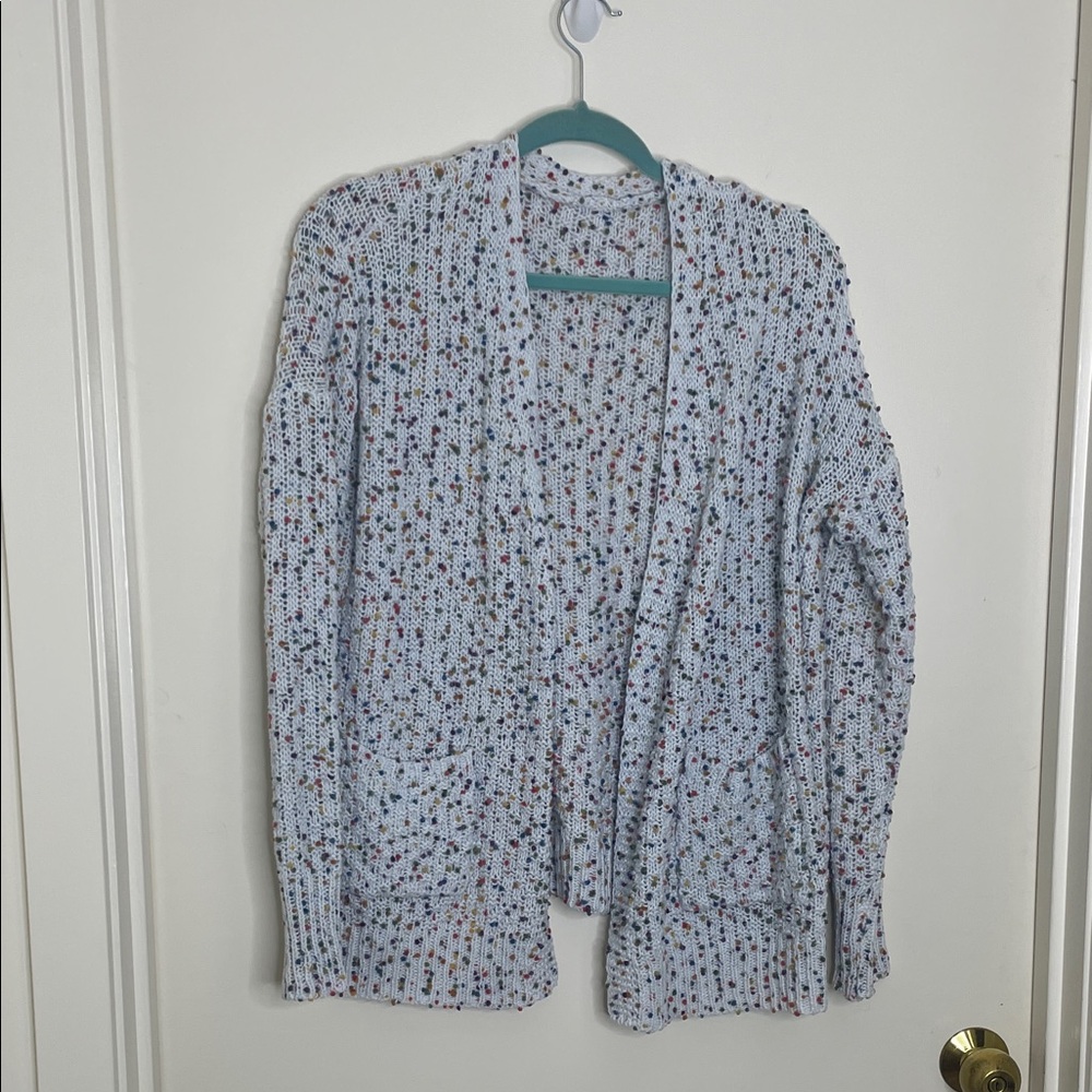 Cozy Multicolor Knit Women's Cardigan